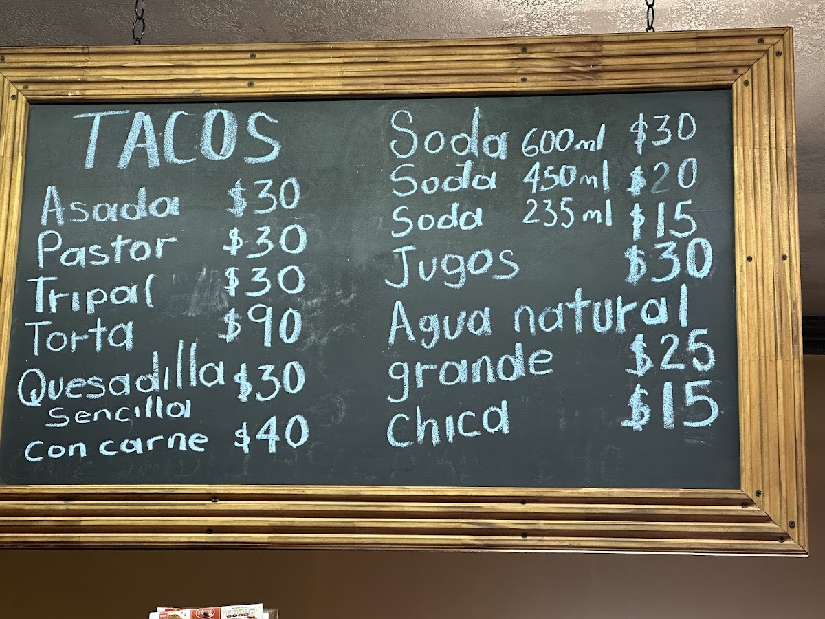 Tacos Lalo Menu - Image 1